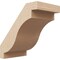 Ekena Millwork 5-inch W x 8-inch D x 8-inch H Copenhagen Rough Cedar Woodgrain TimberThane Knee Brace, Primed BRCUR05X08X08CHGRCPR - alternate 1